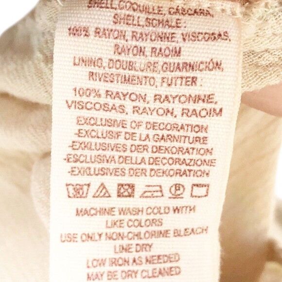 Free People Stargazer Mini Dress Beige Medium Embroidered Gauzy OB507864 - Picture 11 of 12